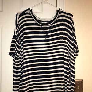 Cabi Navy striped tunic